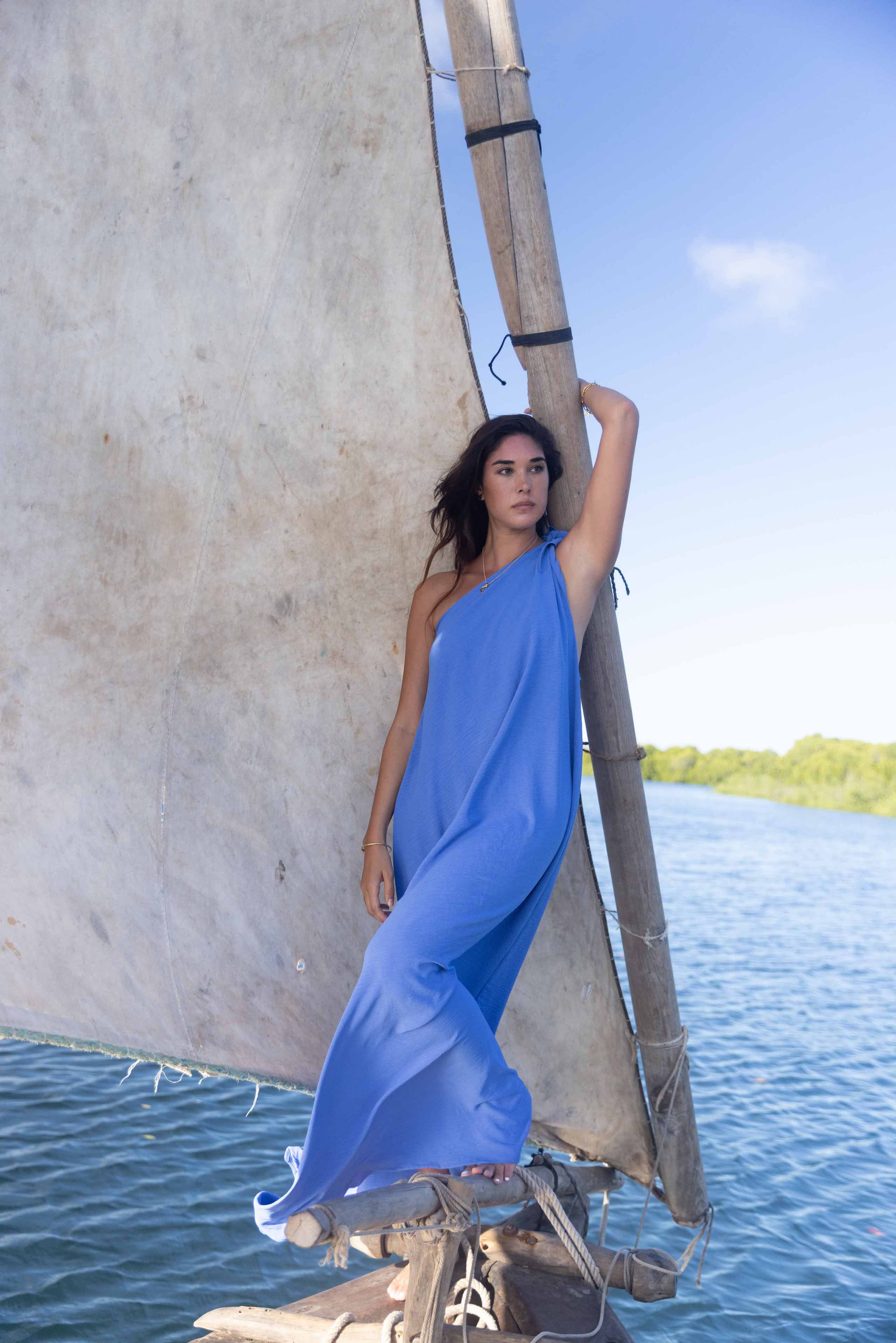 SOPHIA DRESS - BLUE