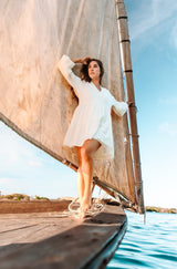 ZOE DRESS - OFF WHITE