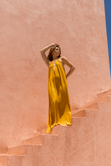 SAMA DRESS MUSTARD YELLOW