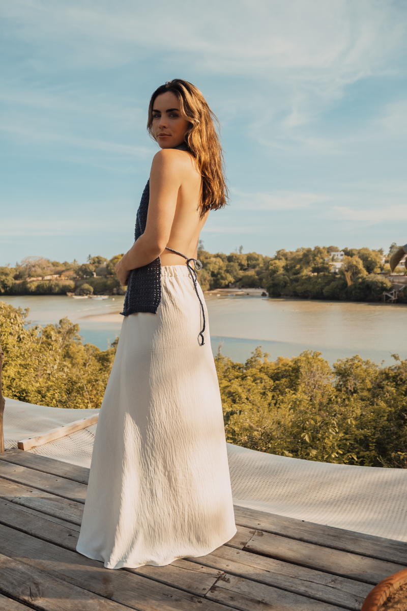 THEA SKIRT - OFF WHITE