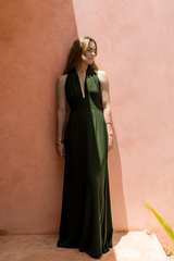 ELIANA DRESS DARK OLIVE