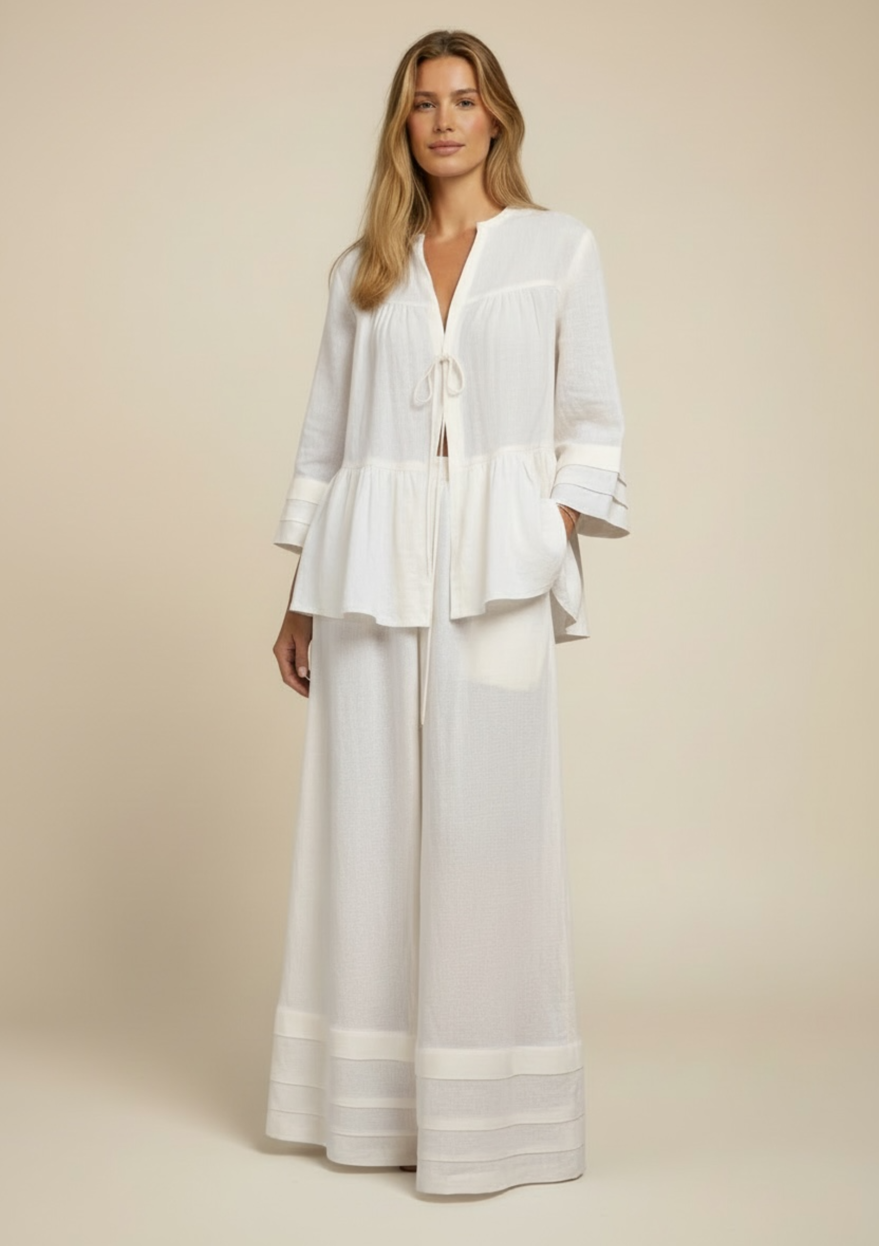 ISLA SKIRT - WHITE