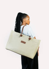 MARA WEEKEND BAG - BEIGE