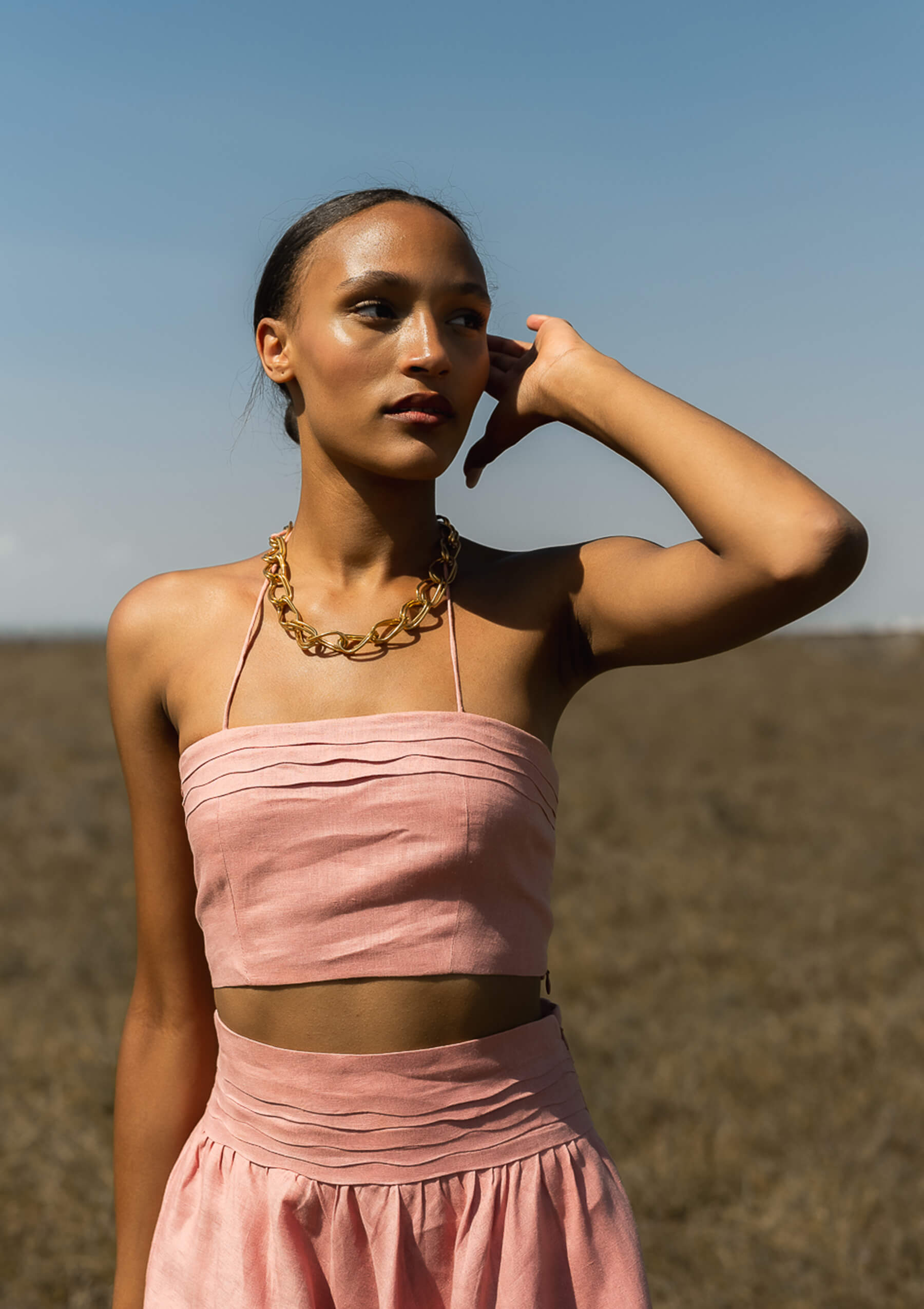KYLA TOP - BLUSH PINK