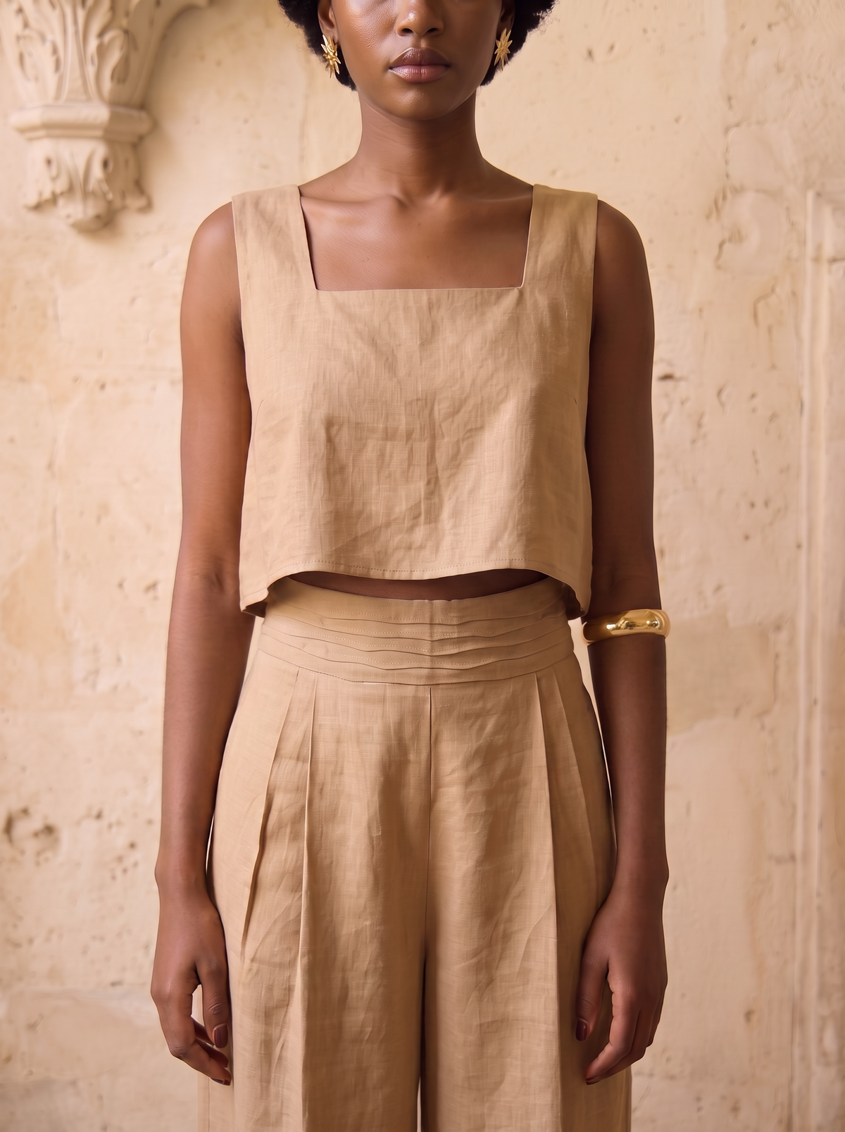 MIA TOP - LION BEIGE