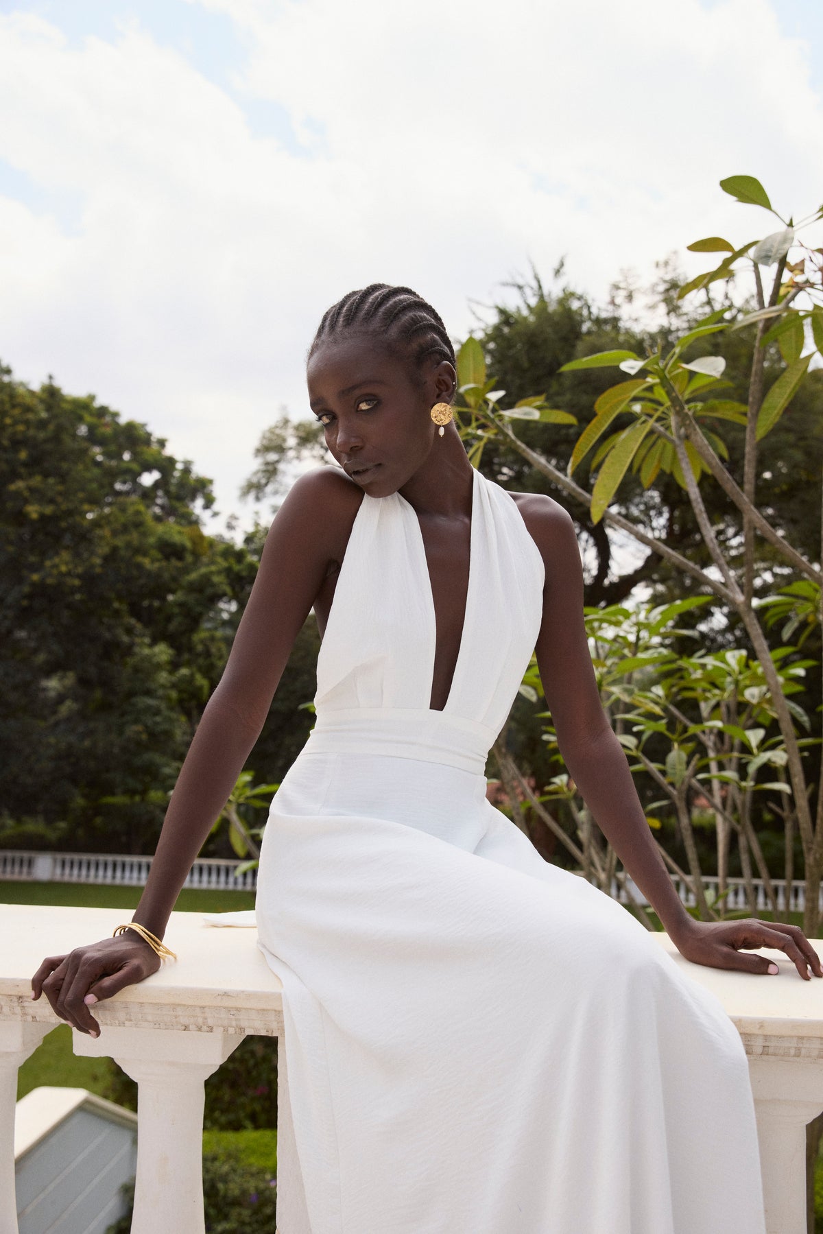 Eliana Dress - White