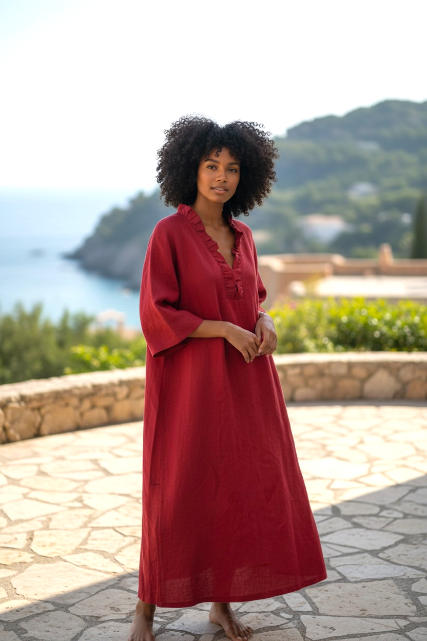 RIANA DRESS - RED