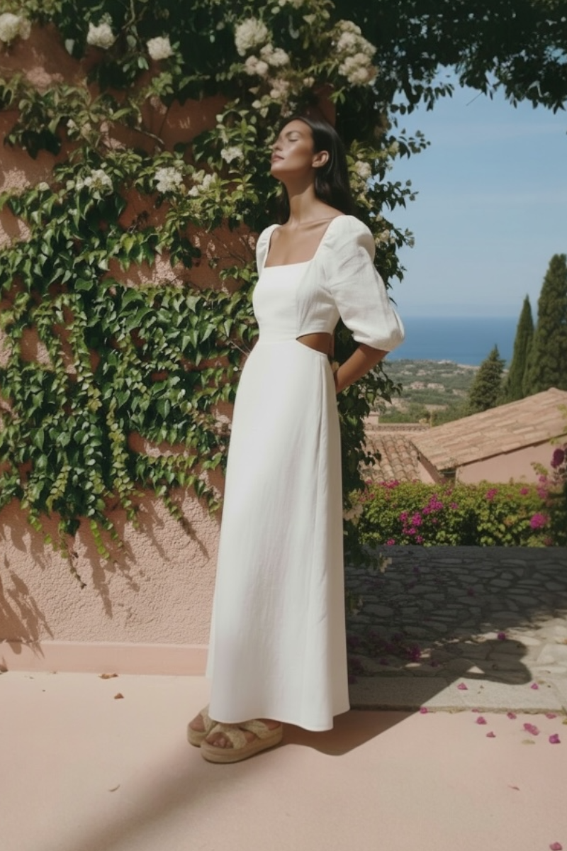 DIANA DRESS - WHITE