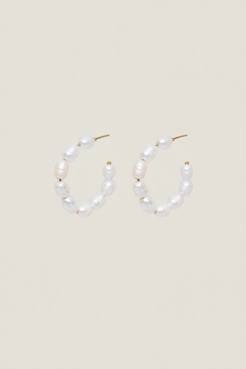 PERA PEARL HOOPS