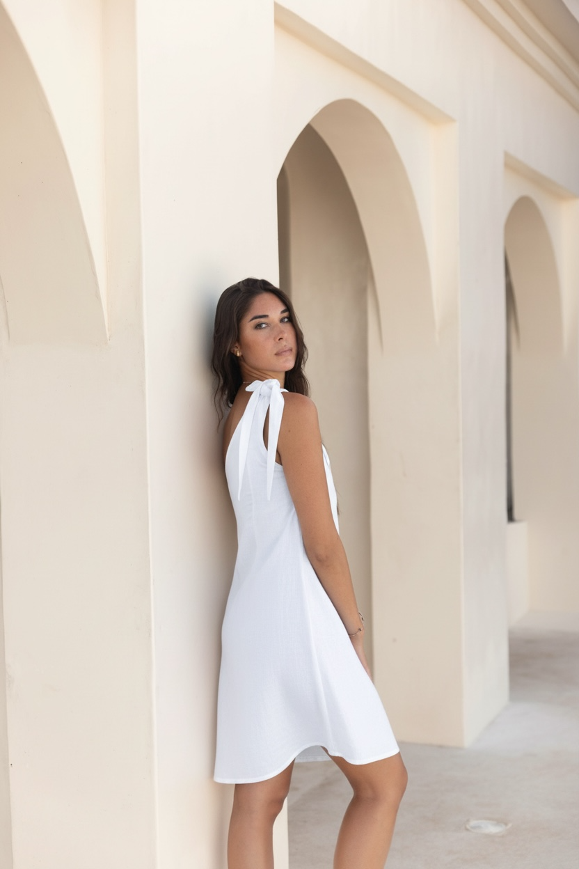 ARTEMIS DRESS - WHITE