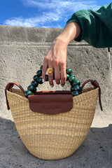 SELENA BASKET - FOREST GREEN