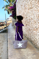 WEEKEND BAG LUCKY STAR - DUSKY PURPLE