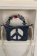 CROSSBODY BAG - PEACE SIGN