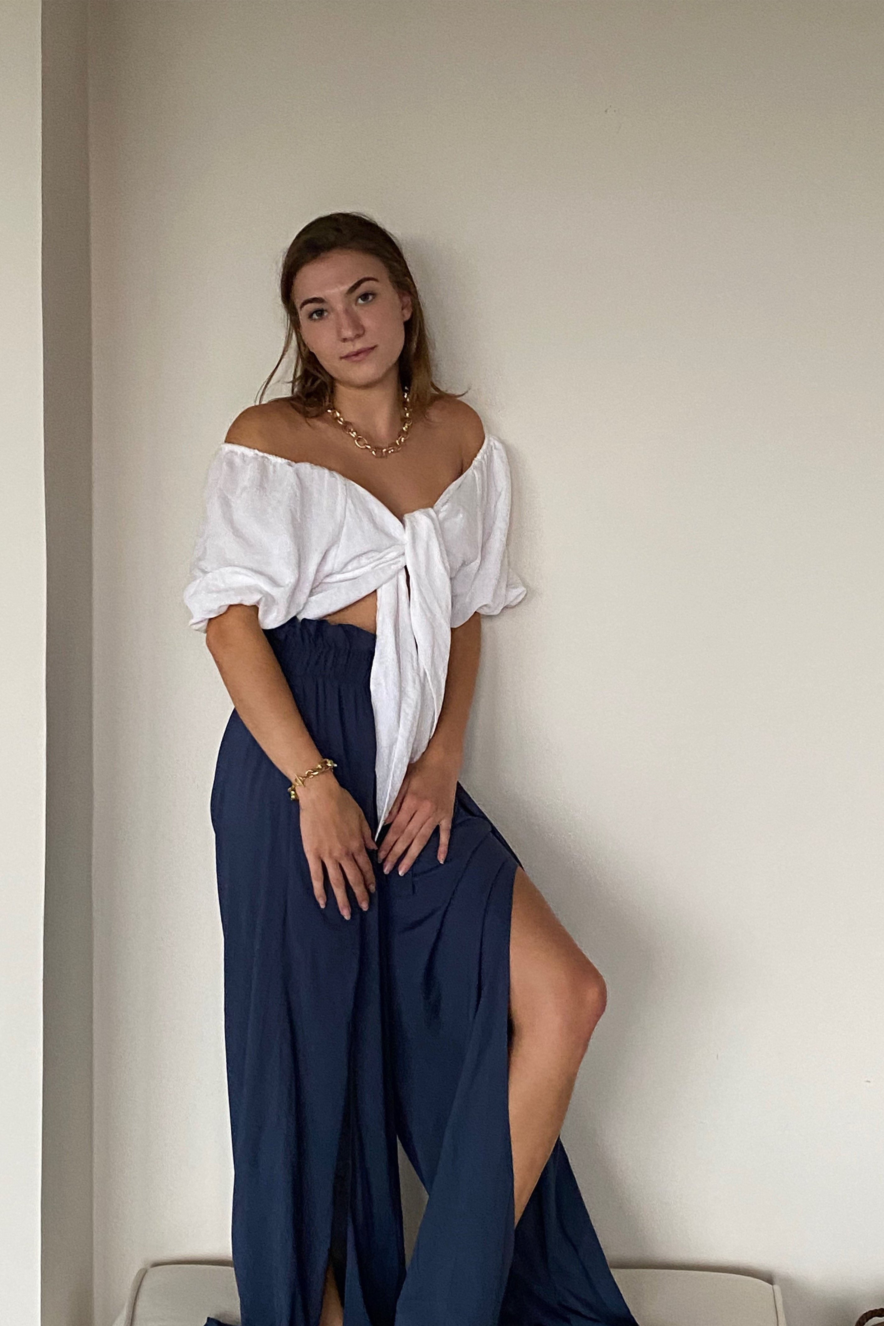 DARYA PANTS - DARK BLUE