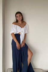 DARYA PANTS - DARK BLUE