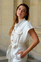 ELSA JUMPSUIT - OFF WHITE