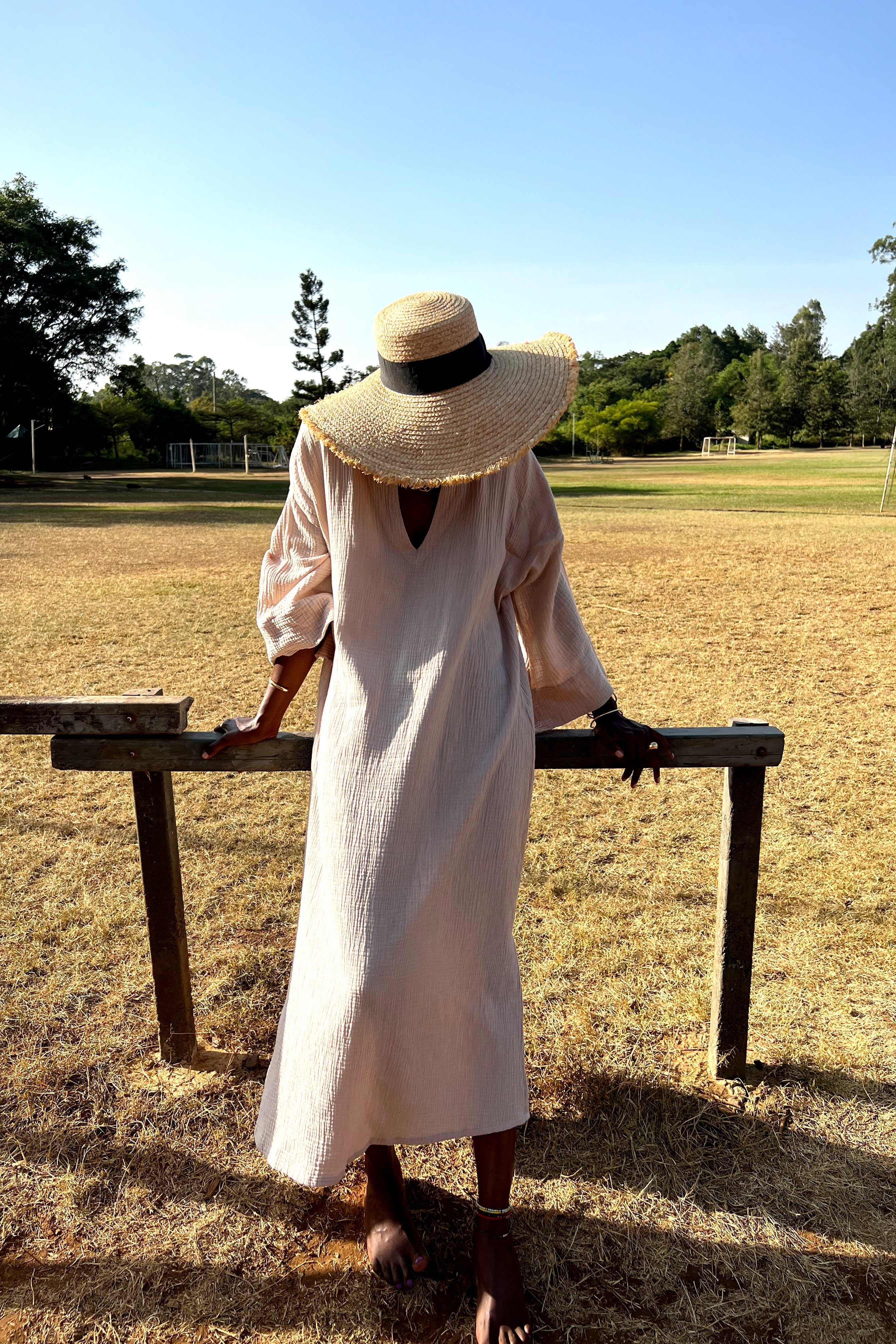 LARA DRESS - BEIGE