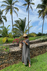 LARA DRESS - DARK KHAKI