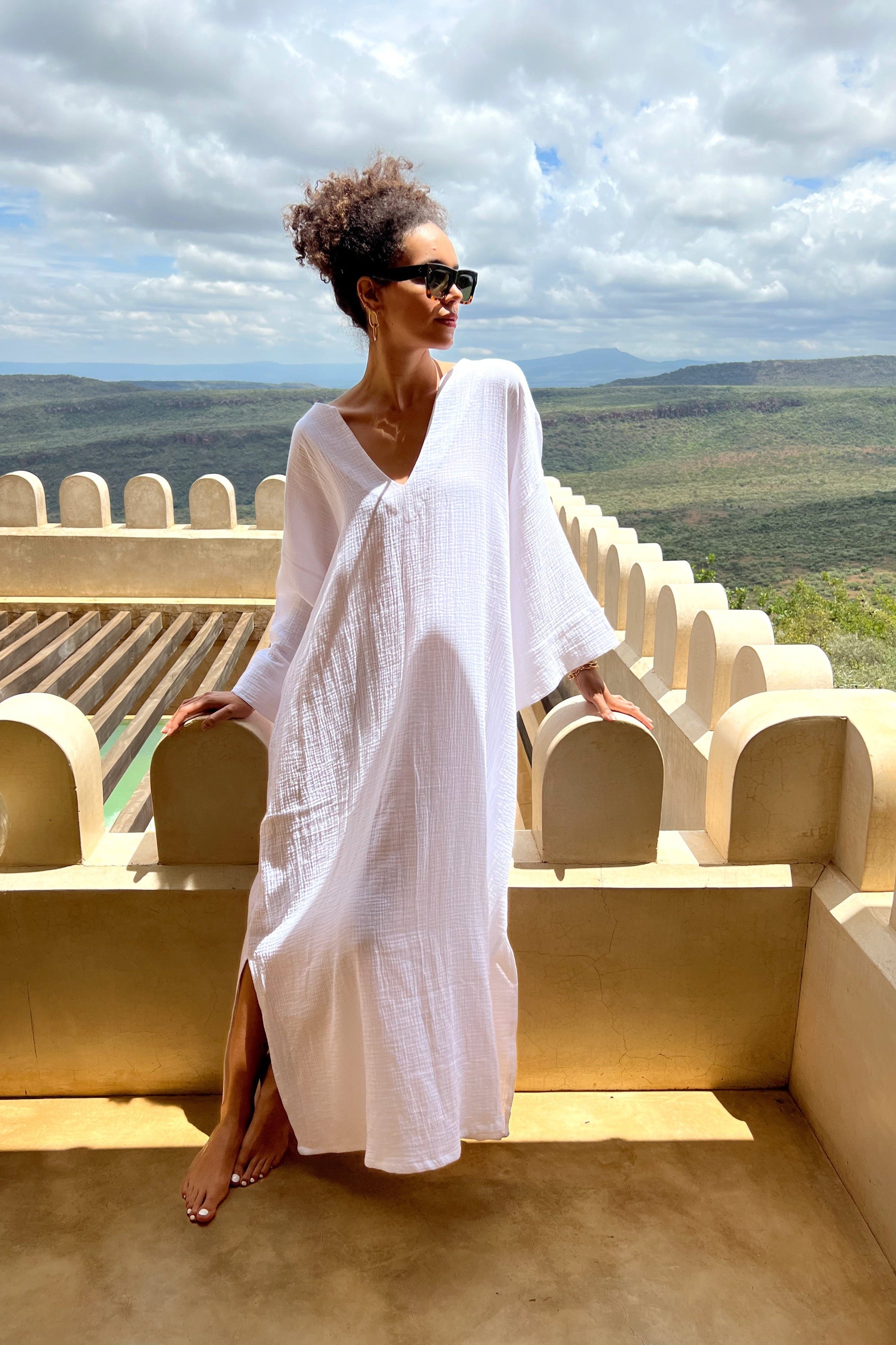 LARA DRESS - WHITE