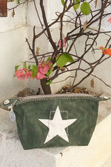 WASH BAG STAR - GREEN FOREST
