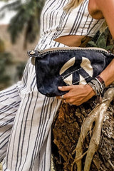 WASH BAG PEACE - DARK BLUE