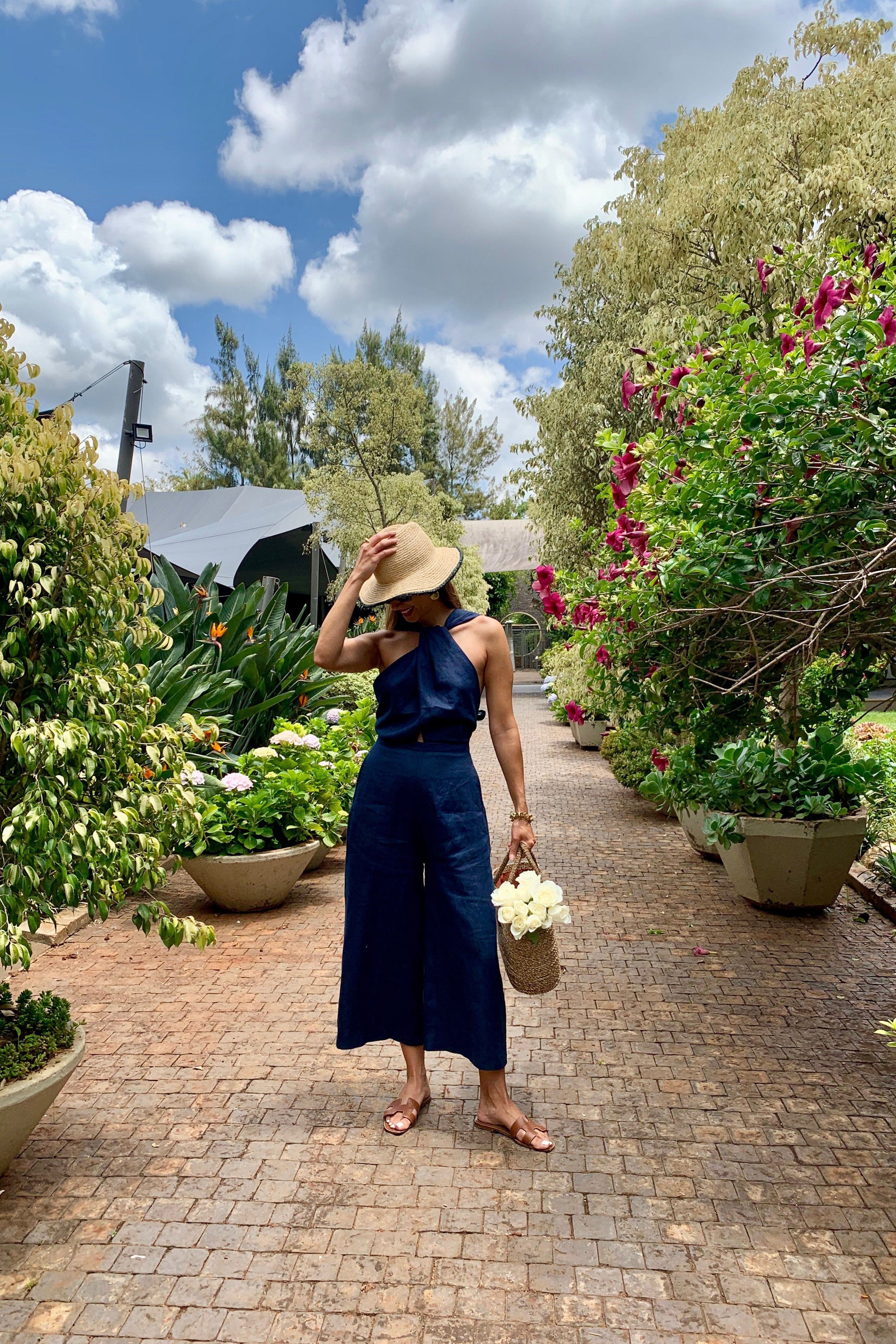 LIVIA JUMPSUIT - DARK BLUE