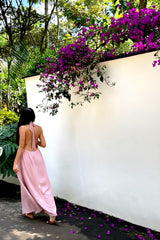 ROXIE DRESS - DUSKY PINK