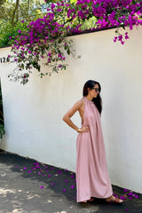 ROXIE DRESS - DUSKY PINK