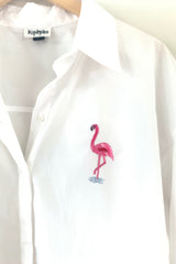 SAVANNAH LOOSE FIT SHIRT - FLAMINGO & ELEPHANT