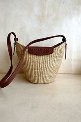 SELENA BASKET BAG - DOVE