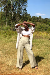 TAMARA PANTS -LION BEIGE