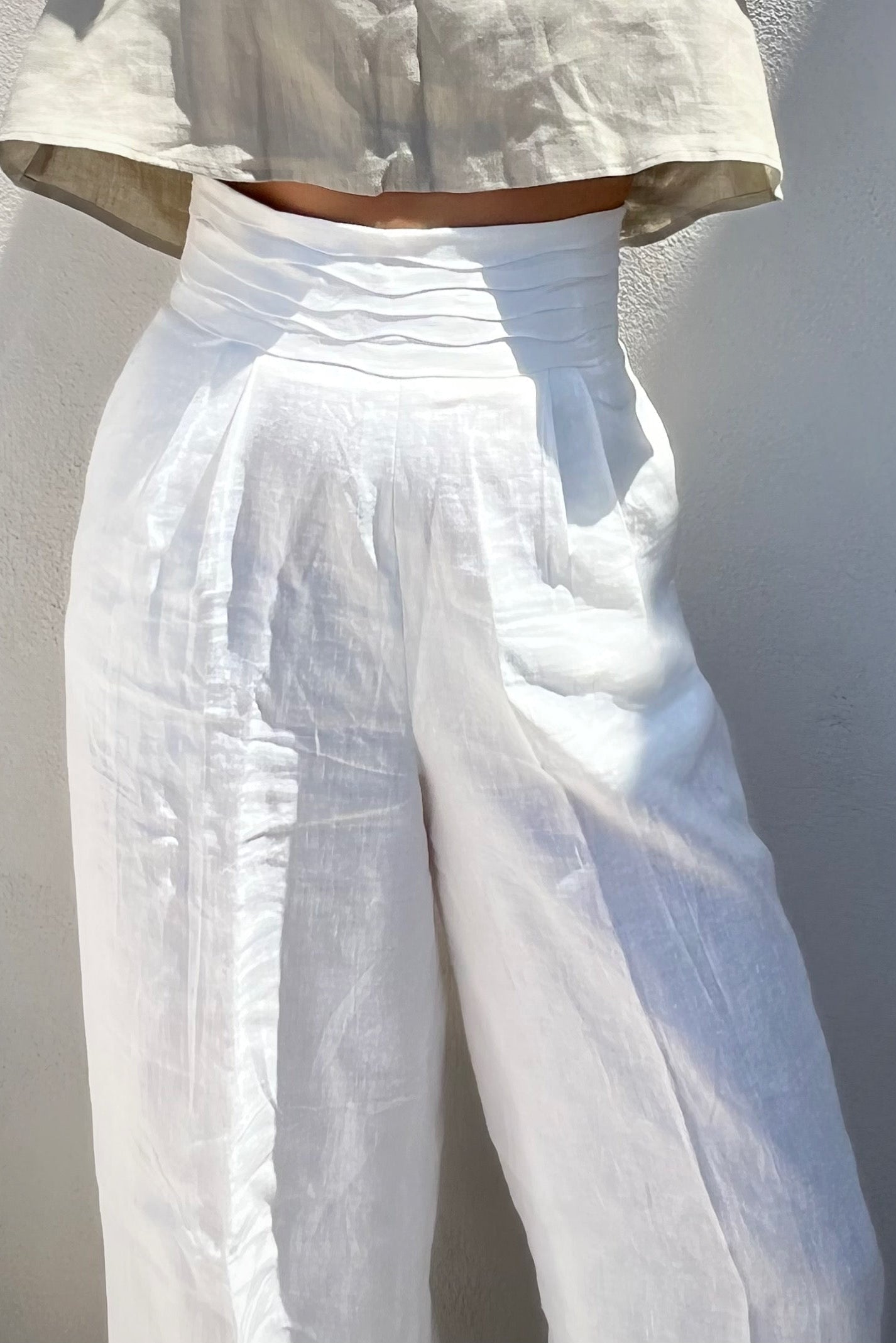 TAMARA PANTS - WHITE