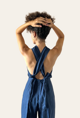 LIVIA JUMPSUIT - DARK BLUE