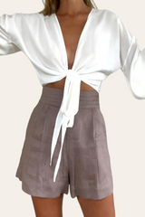 TAMARA SHORTS - OLIVE GREEN