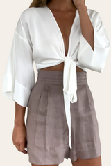 TAMARA SHORTS - OLIVE GREEN