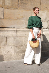 SELENA BASKET - FOREST GREEN