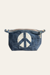 WASH BAG PEACE - DARK BLUE