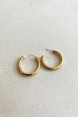 BANU CLASSIC HOOPS - SHINY