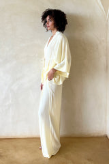 LINDA KIMONO SET - LIGHT YELLOW