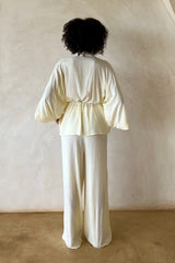 LINDA KIMONO SET - LIGHT YELLOW
