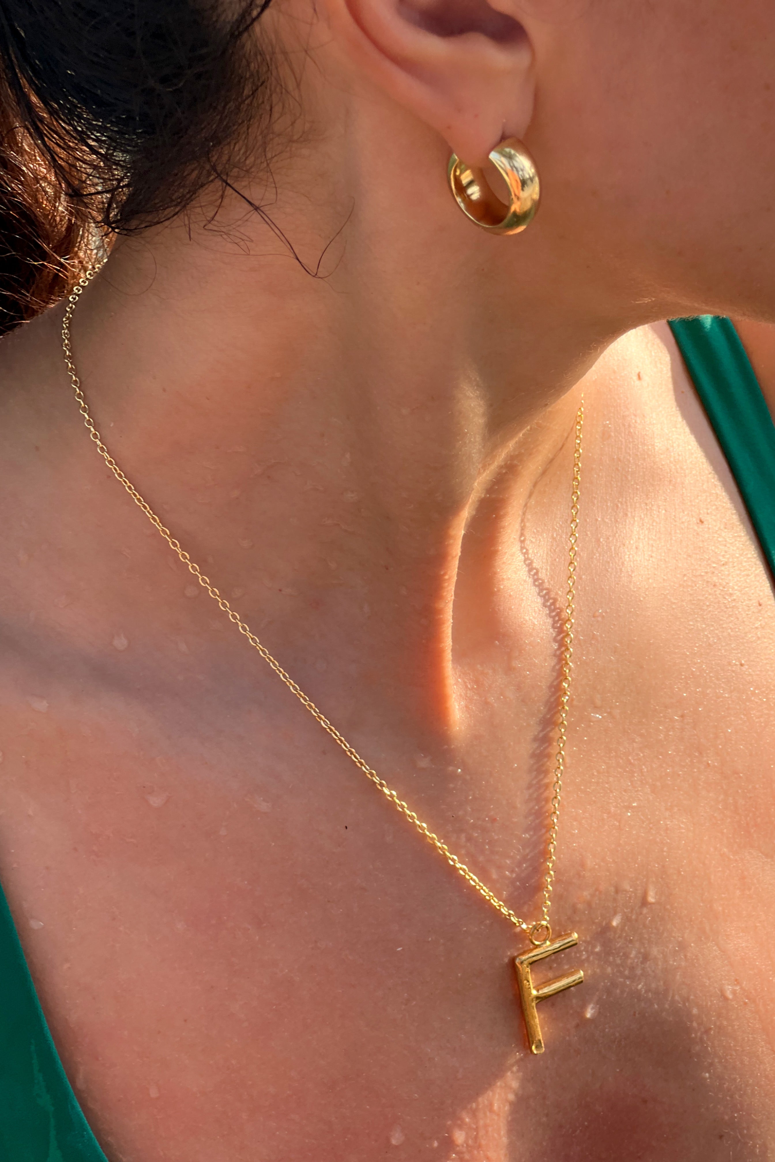 BANU MINI HOOPS - SHINY