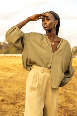 SAVANNAH SHIRT - GIRAFFE IMPALA