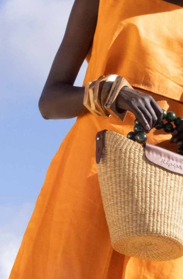 CINDY WOODEN BRACELET - HEXAGON