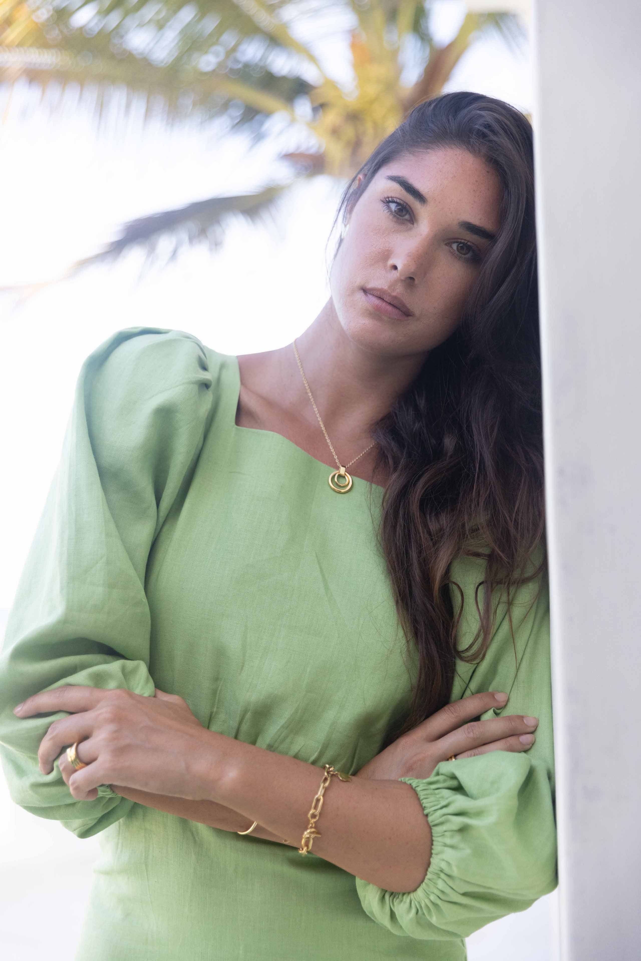 DIANA DRESS - LIGHT GREEN