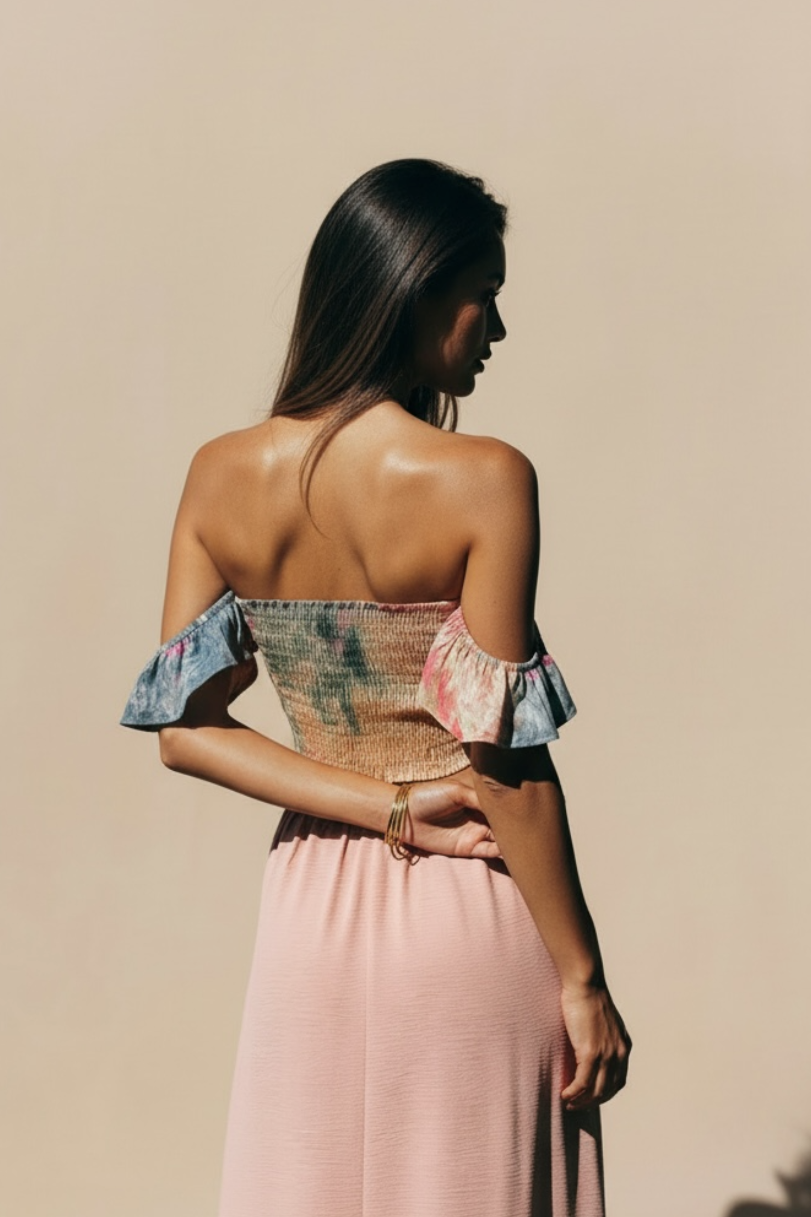 LAUREEN BATIK DRESS - PINK