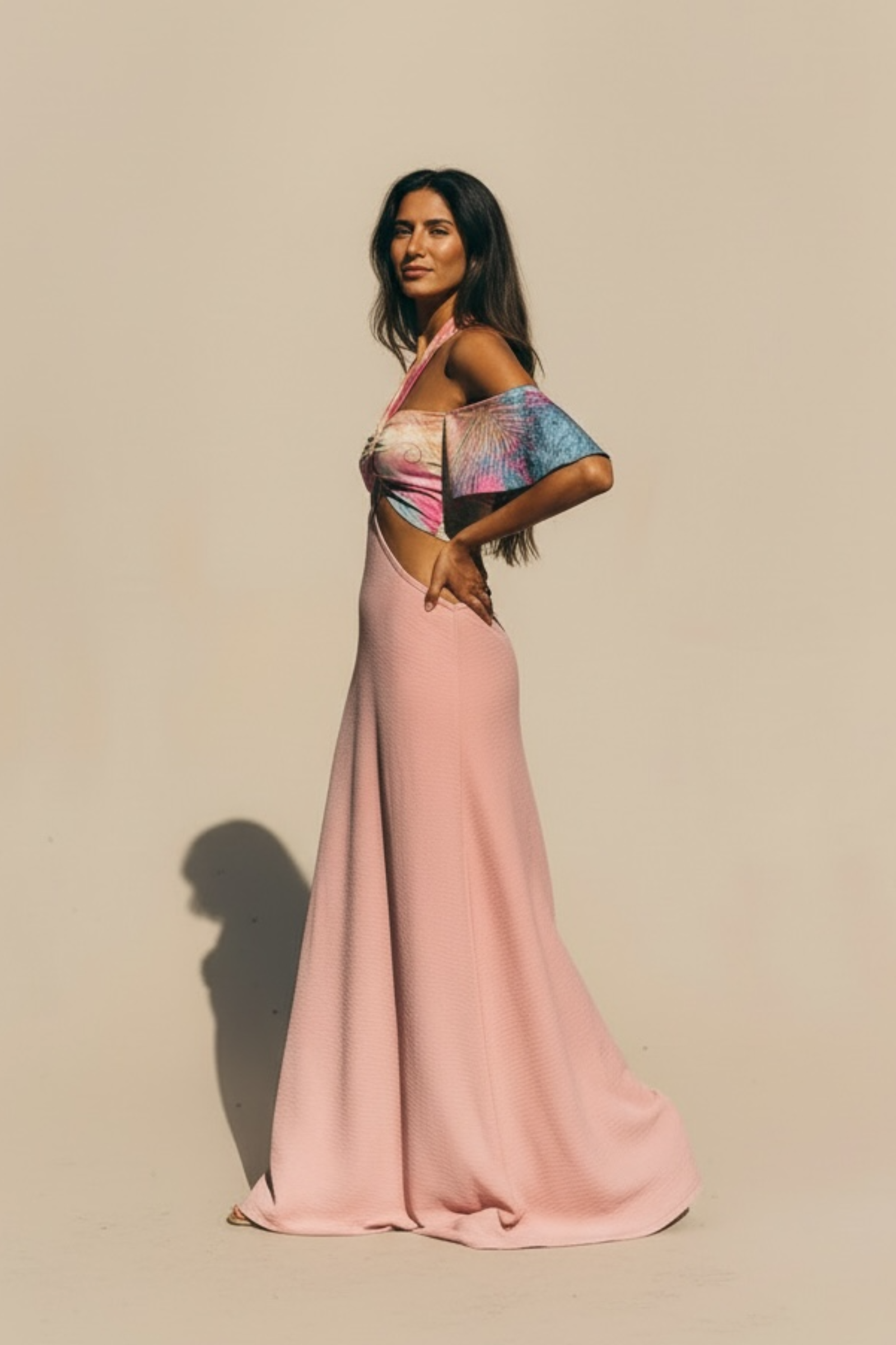 LAUREEN BATIK DRESS - PINK