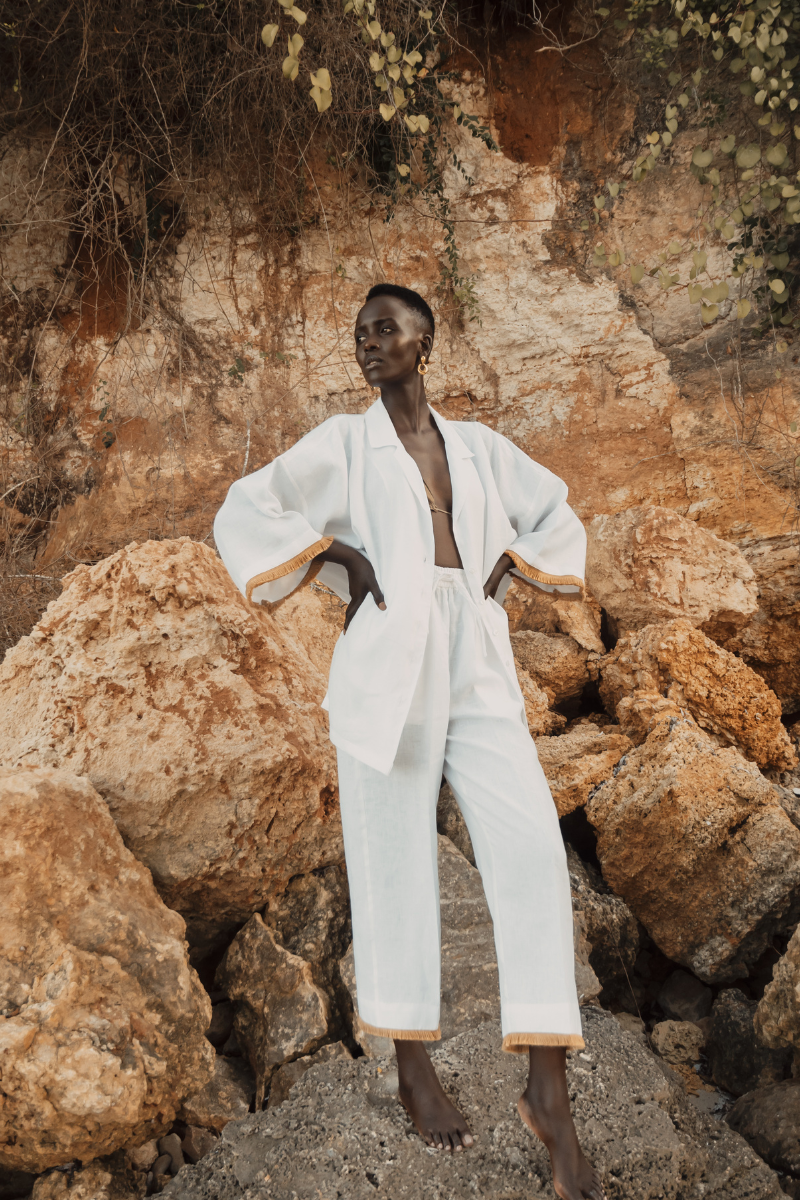 CYRA PANTS - WHITE