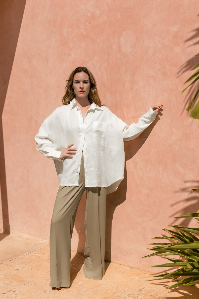 LORINA PANTS - BEIGE