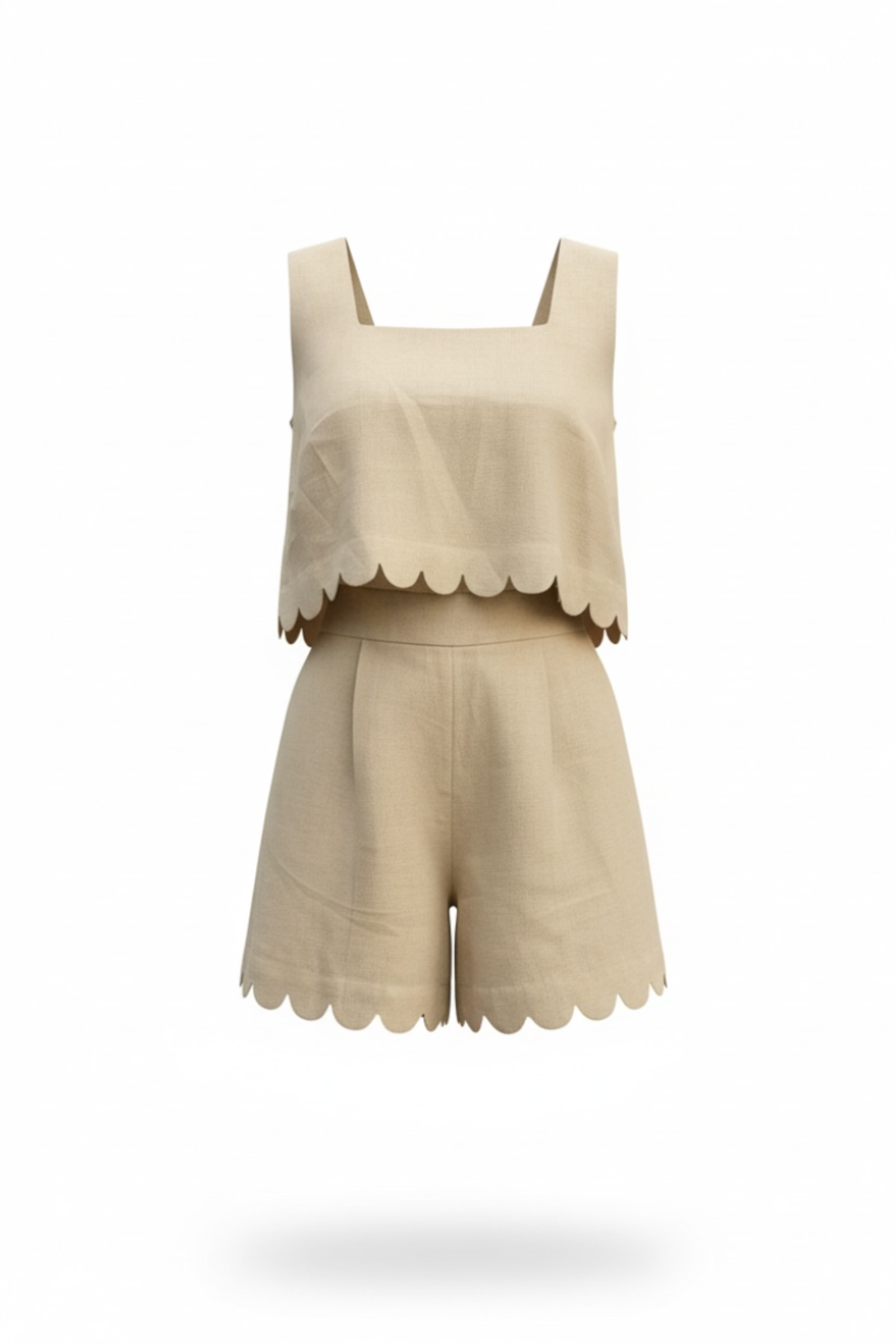 CLAUDIA SHORTS - SANDY BEIGE