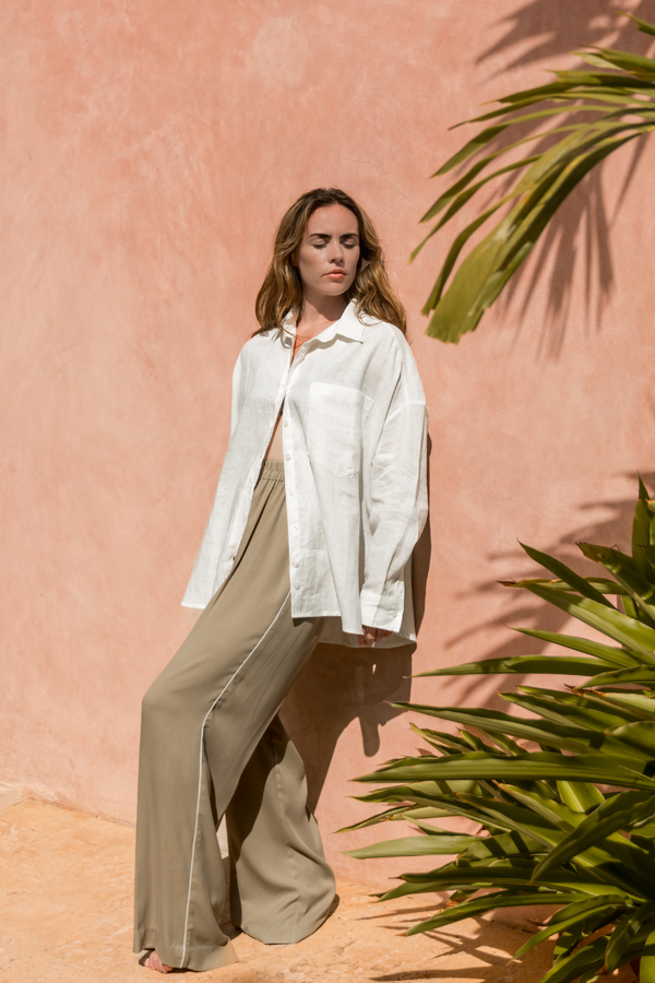 CLAIRE OVERSIZED LINEN SHIRT